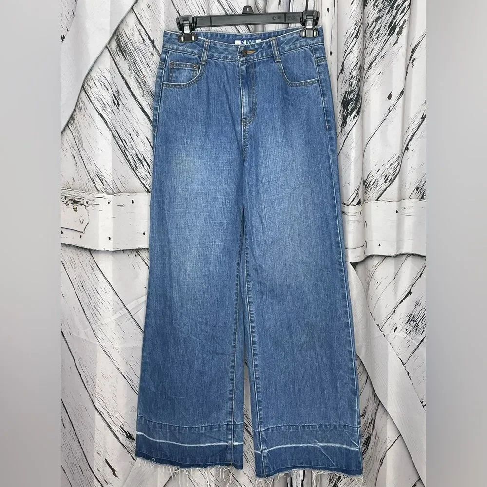 SJYP Jeans Wide Leg High Waisted 27